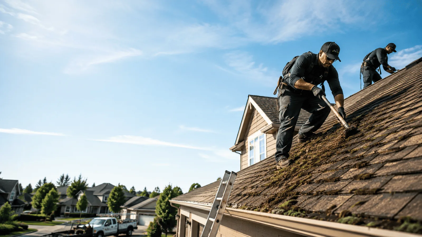 Roof Moss Removal in Bridgeport, WA near me
